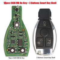10pcs Original CGDI MB Be Key V1.3 mit Smart Key Shell 3 Button für Mercedes Benz