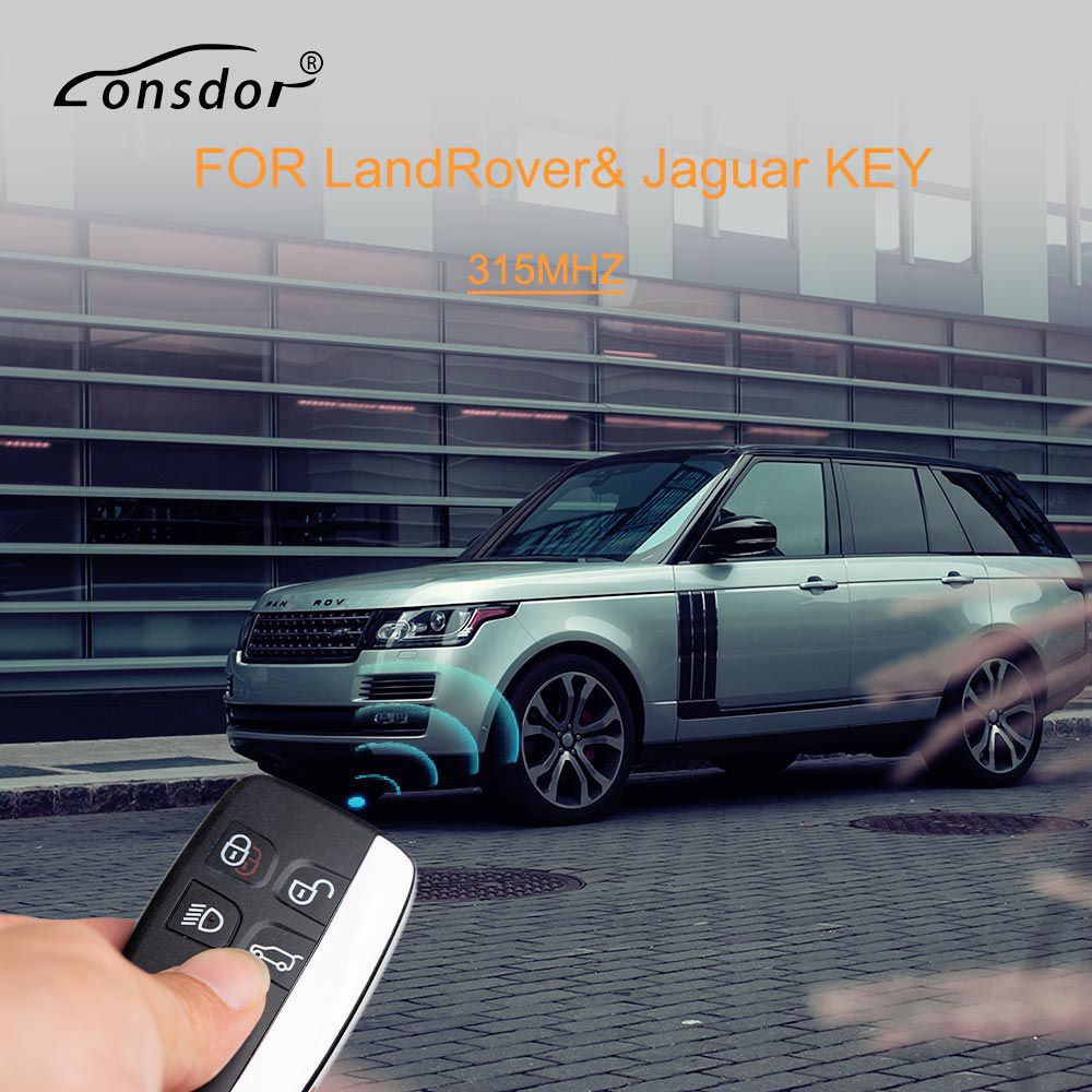 10pcs Lonsdor Spezifischer Smart Key für 2015-2018 Land Rover Jaguar 5 Tasten 315MHz/433MHz durch DHL