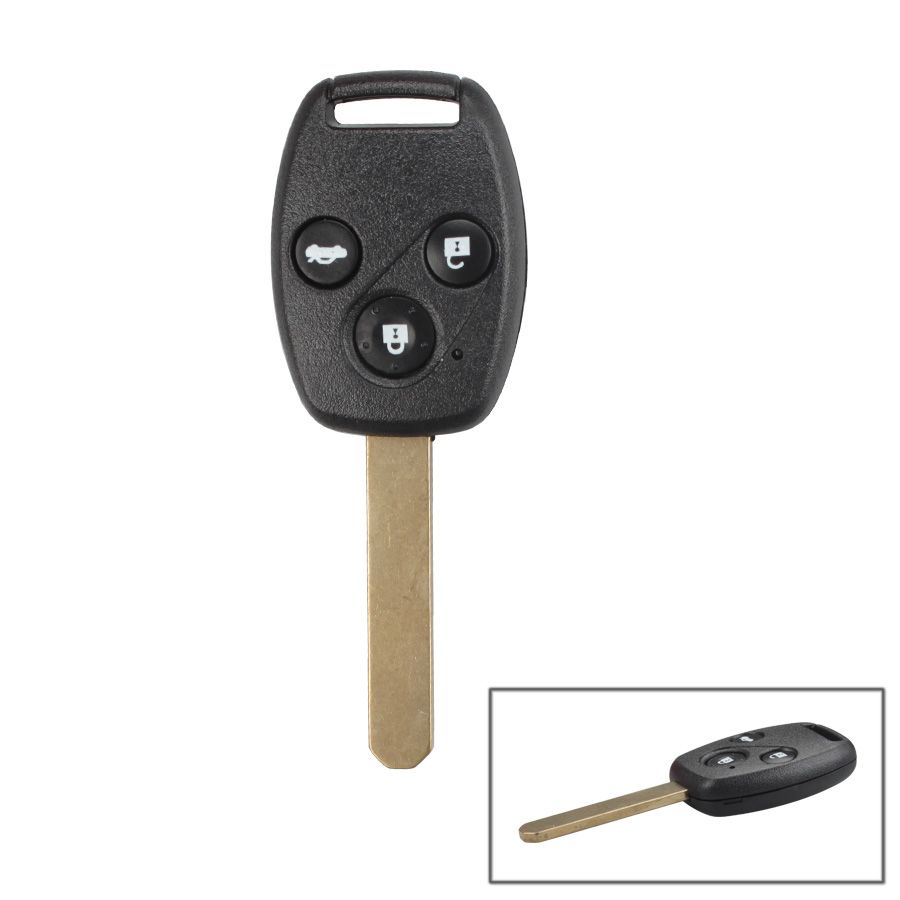 Remote Key 3 Button und Chip Fit ACCORD für 2005 -2007 Honda FIT CIVIC ODYSSEY 10pcs/lot