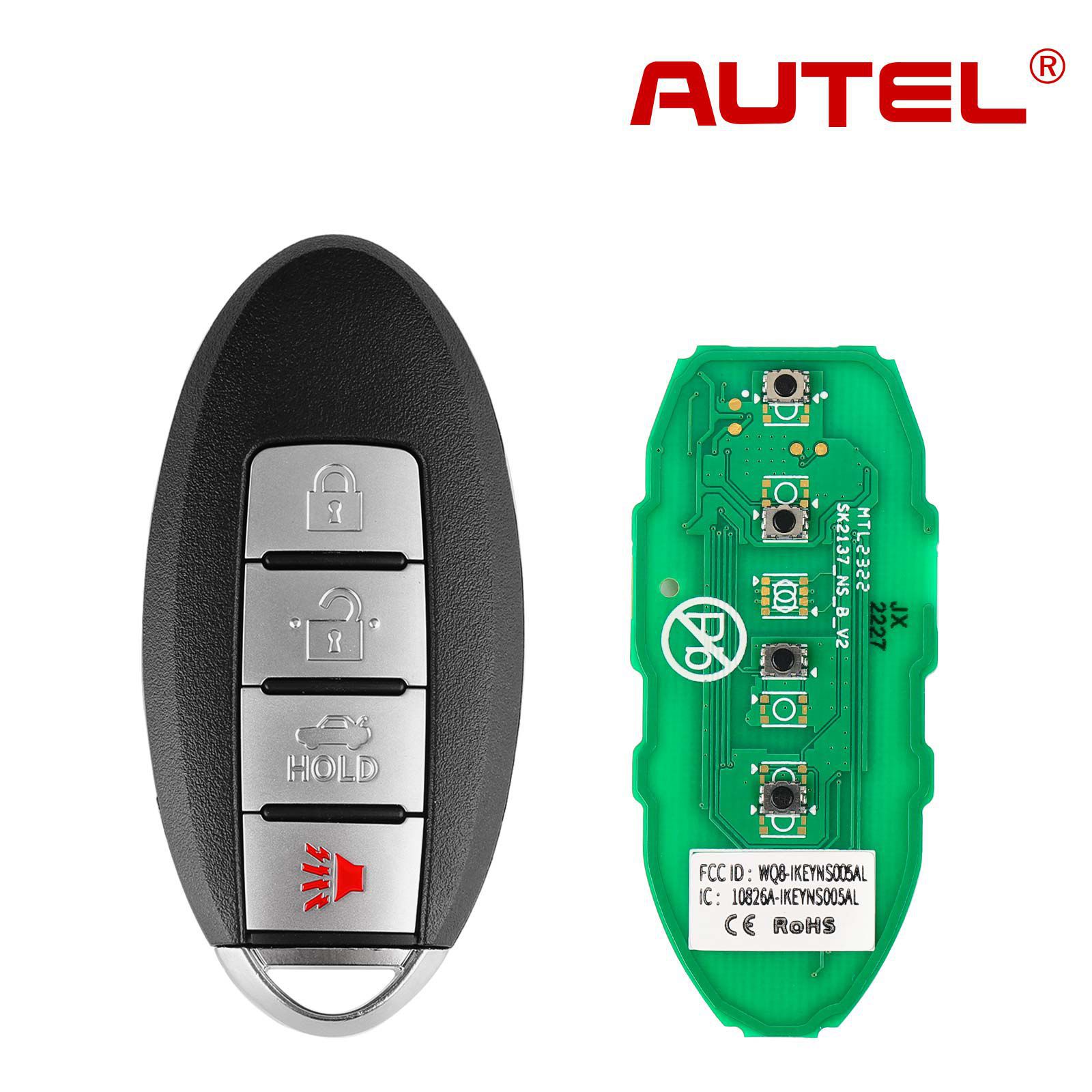 AUTEL IKEYNS004AL Nissan 4 Tasten Universal Smart Key 5pcs/lot