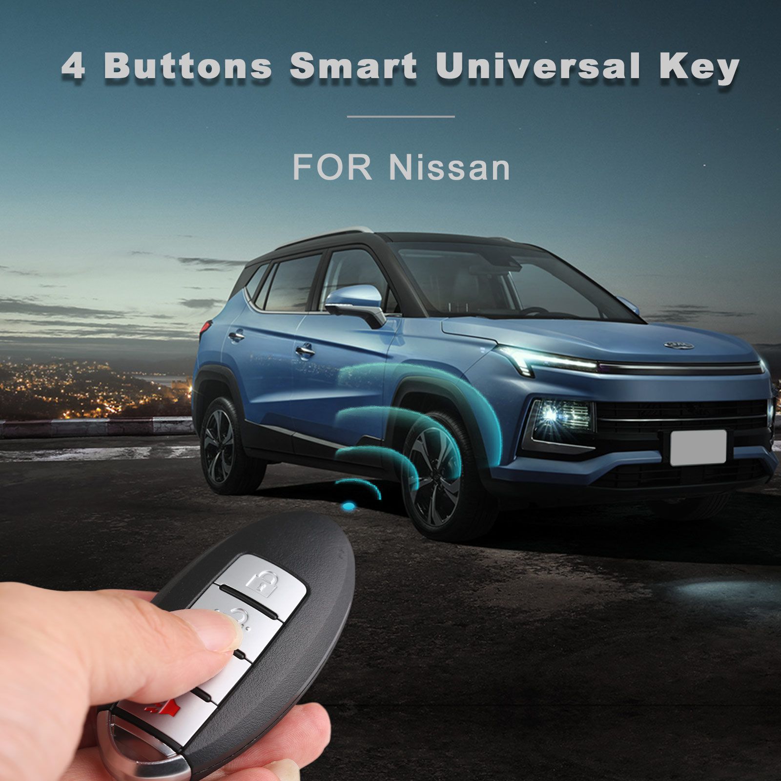 AUTEL IKEYNS004AL Nissan 4 Tasten Universal Smart Key 5pcs/lot