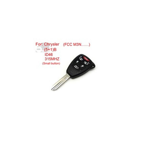 Remote key 5 +1 Button ID46 315MHZ FCC M3N (Small Button) Für Chrysler