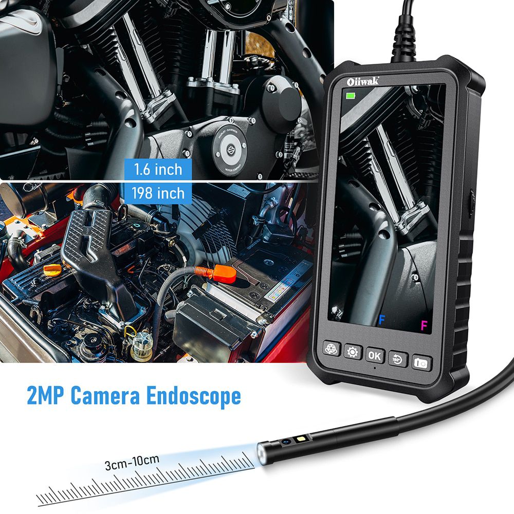 5.5mm Endoskop Kamera 1080P Mini Kamera Endoskop 5mm Dual Lens Endoskopie für Auto Angeln IP67 Überwachungskamera