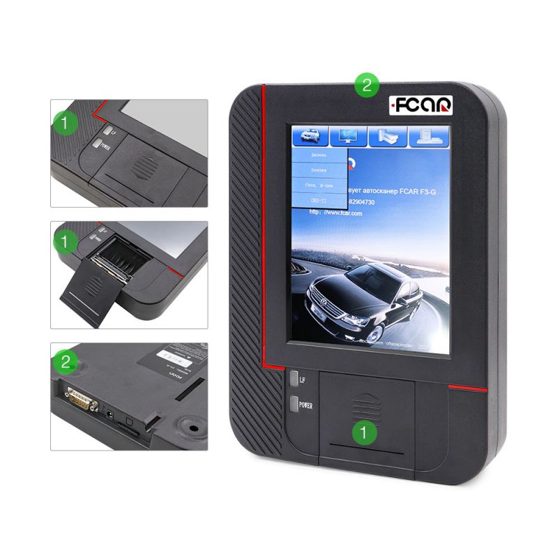 Fcar F3 -G (F3 -W + F3 -D) Für Benzin -Autos und Heavy Duty Trucks Multi -Sprachen F3 -G Handheld Scanner Update Online