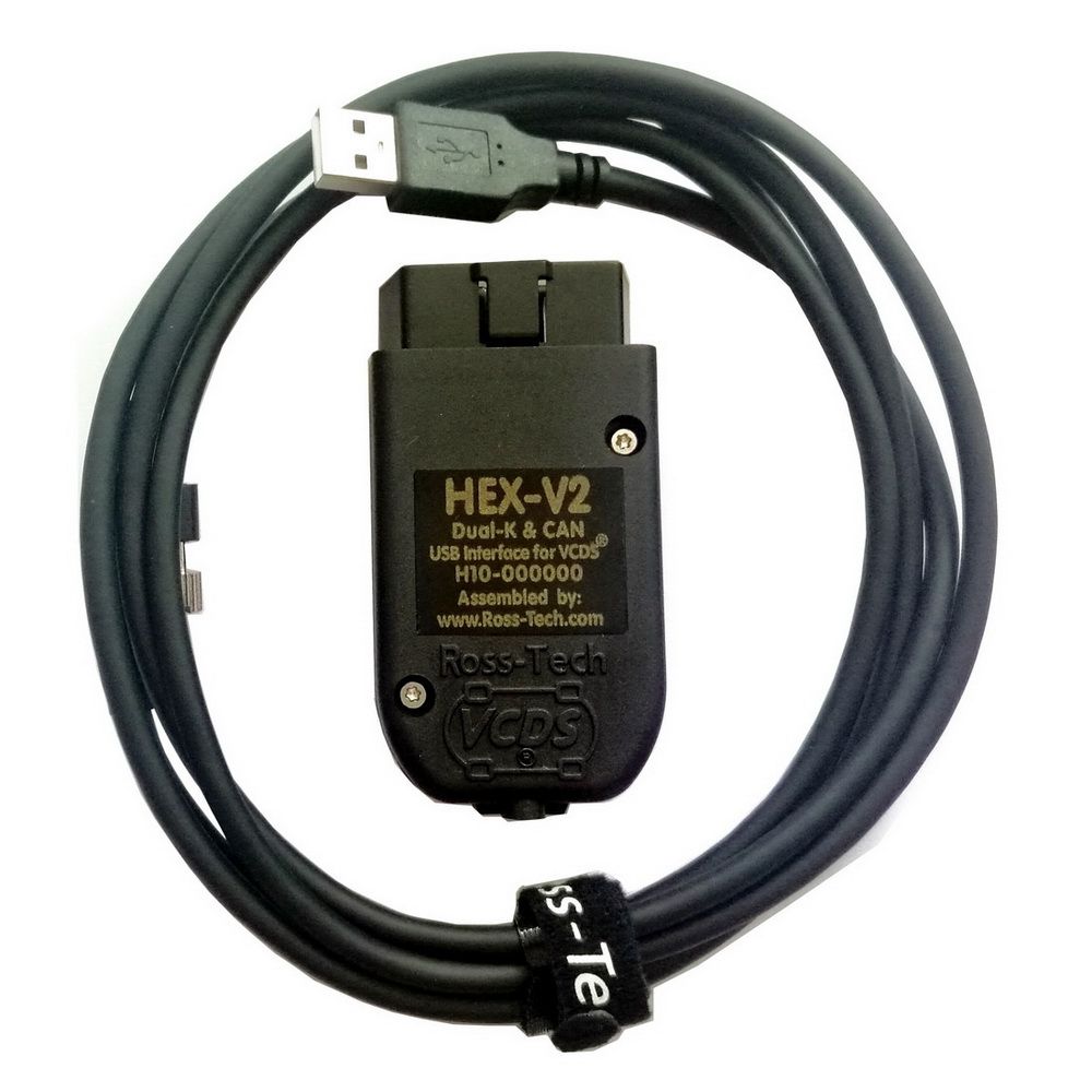 HEX-V2 HEX V2 Dual K & CAN USB VAG Autodiagnoseschnittstelle mit VCDS V23.3 für VW Audi Seat Skoda