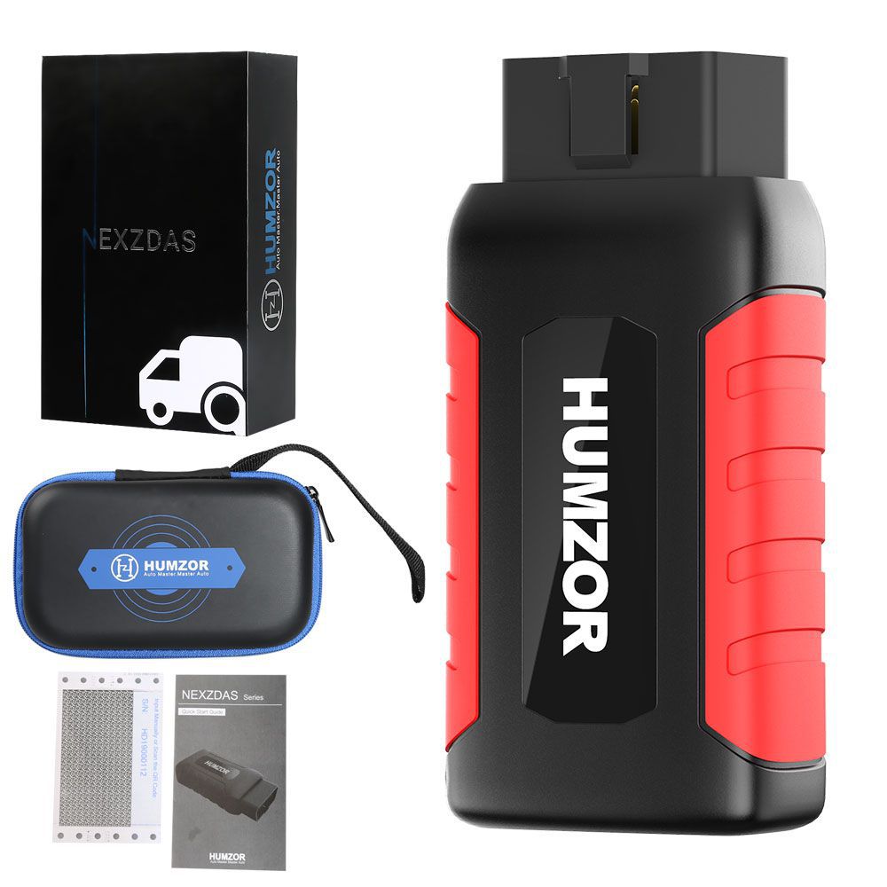Humzor NexzDAS ND606 Lite Support Diagnostic+Special Functions+Key Programming for both 12V/24V Cars and Heavy Duty Trucks 160;