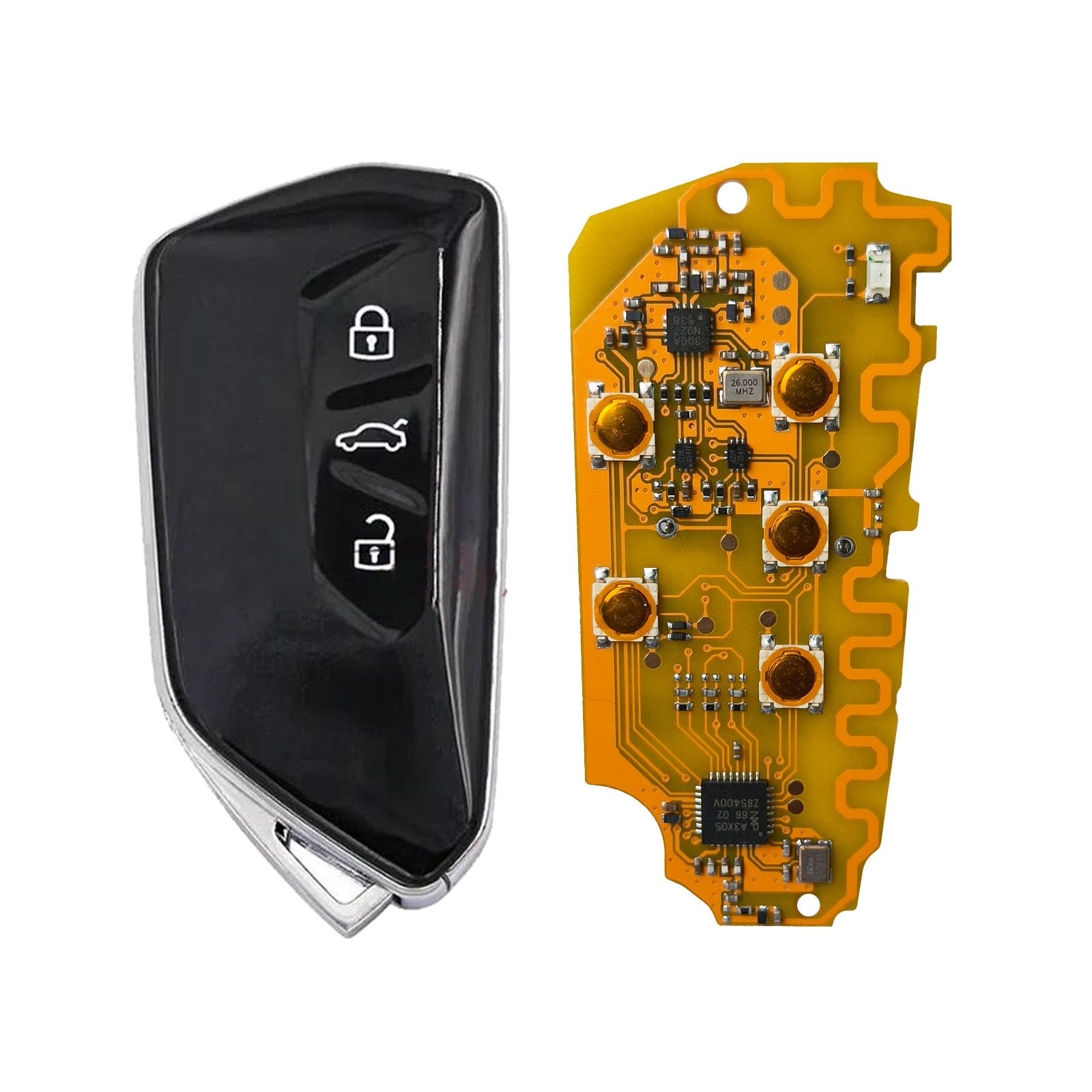 2026 KEYDIY FGB25-5 Leiterplatte mit 3/5 Tasten für VW, Audi, Porsche, BMW 5C/5D Fernbedienung