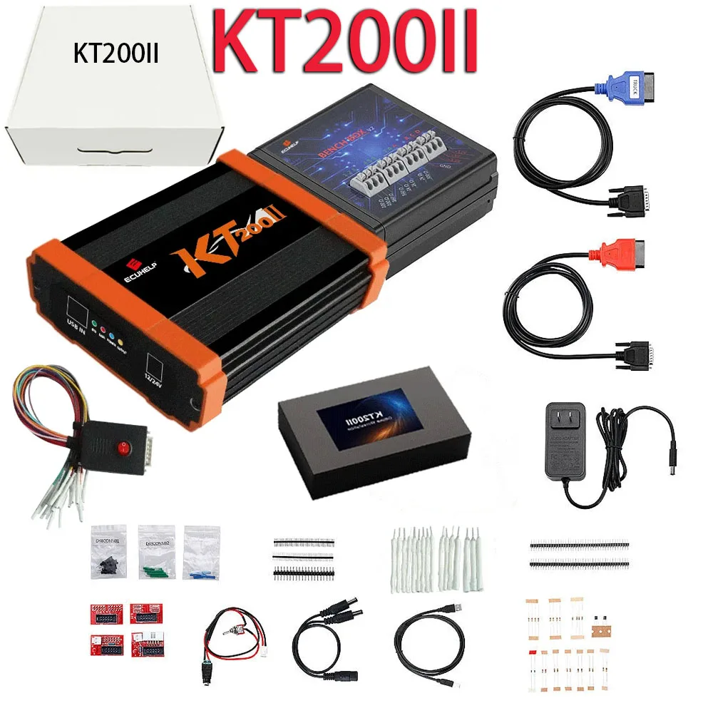 KT200II ECU Programmer KT200 II TCU Programmer Clone and Chip Tuning Tool KT200 V2 for Car Truck Motorbike Tractor Boat