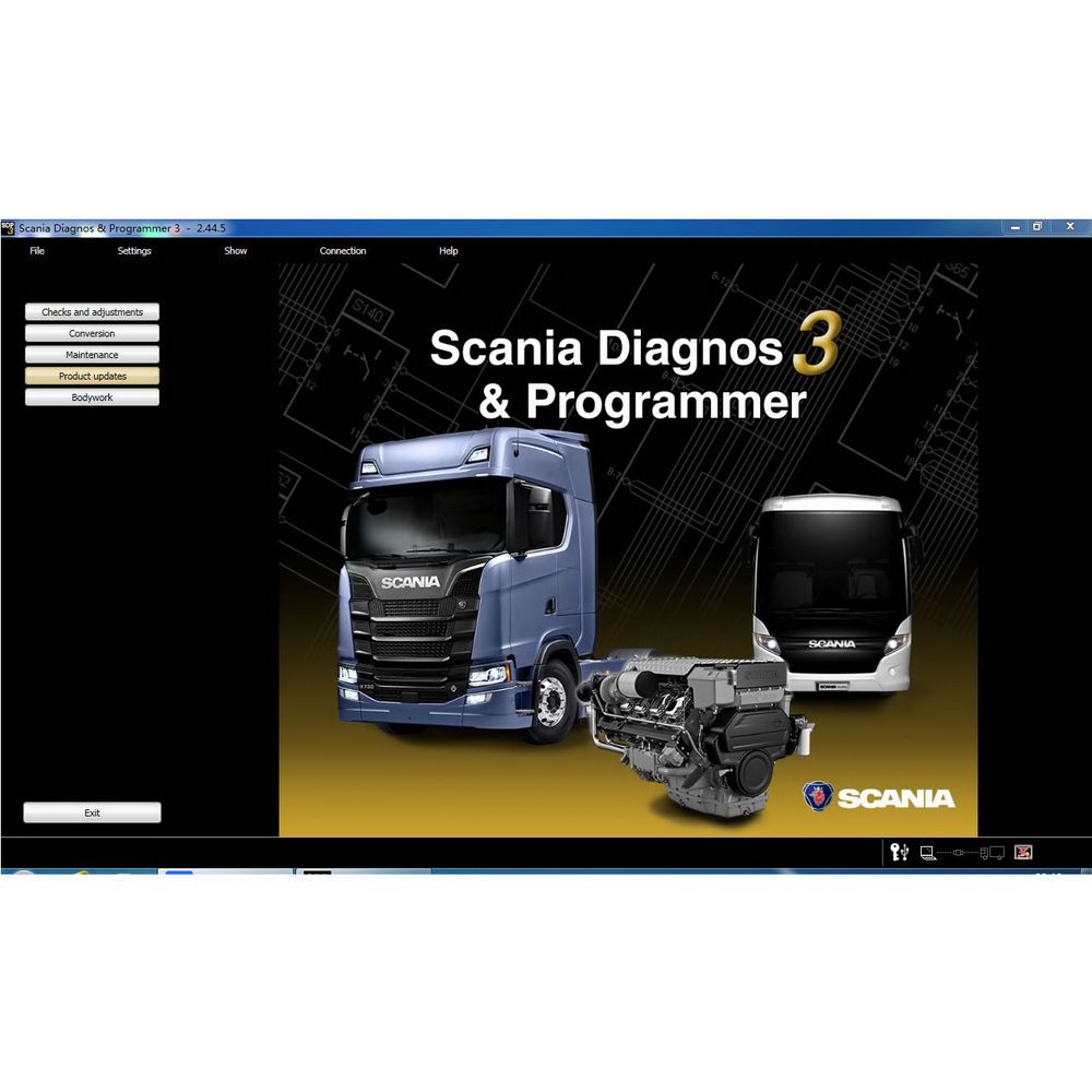 Scania SDP3 2.59.1 Diagnose und Programmierung für VCI 3 VCI3 ohne Dongle