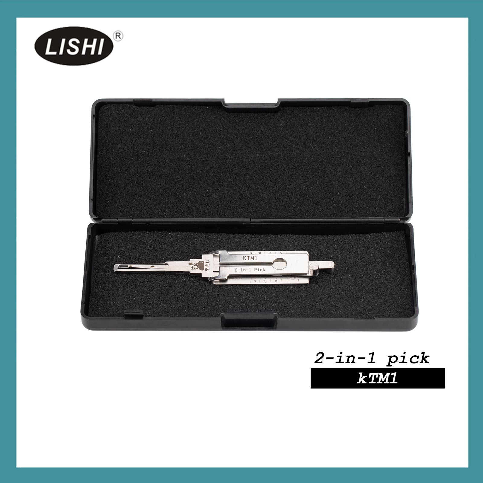 LISHI KTM1 End Milling Tool 2-in-1 Pick & Decoder for KTM & Yamaha Motorcycle