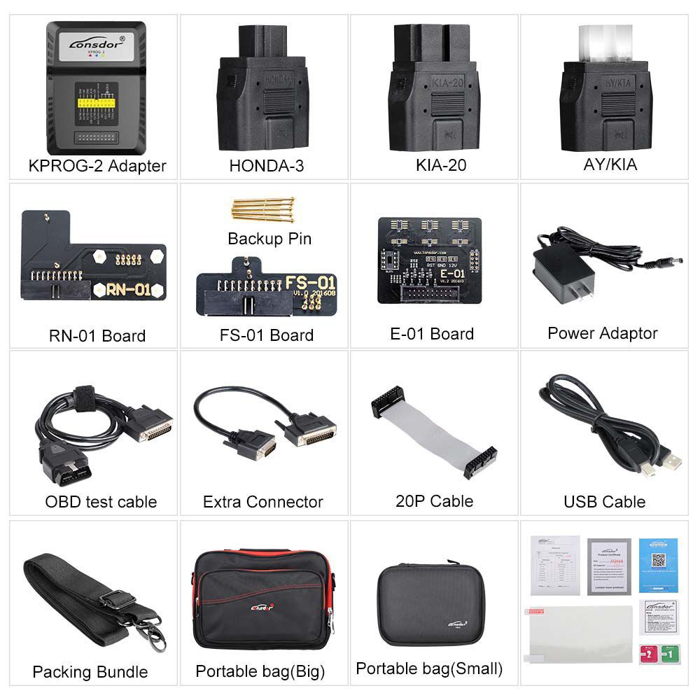 Lonsdor K518ISE Programmer Plus LKE Emulator und Super ADP 8A/4A Adapter