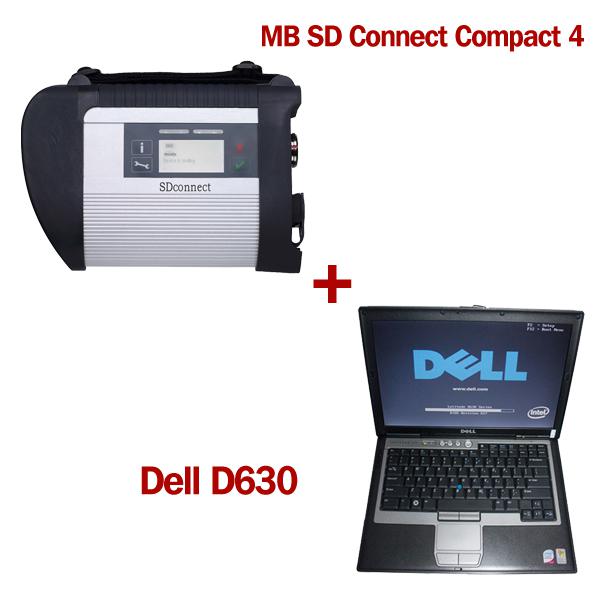 2019.7V MB SD Connect Compact 4 Star Diagnosis Plus Dell D630 Laptop 2GB Memory Software installiert Ready to Use