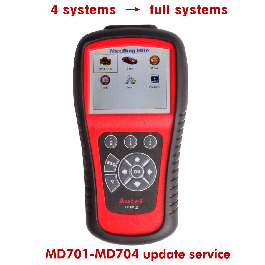 MD701/MD702/MD703/MD704 Update Service für 4-Systeme zu vollständigen Systemen