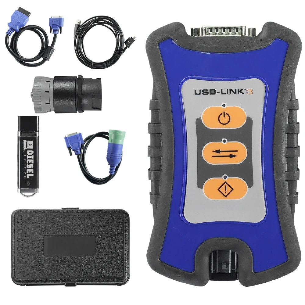 NEXIQ 3 USB Link für OBD2 Diagnostik – Universeller Fehlerdetektor für Lkw mit Hino, Perkins, Cat, Nissan und XP/Windows 7