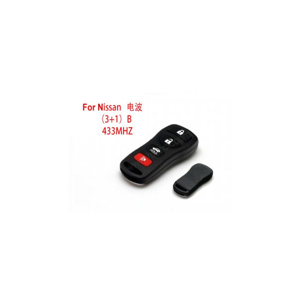 Remote 4 Button (433 MHz) für Nissan Tiida