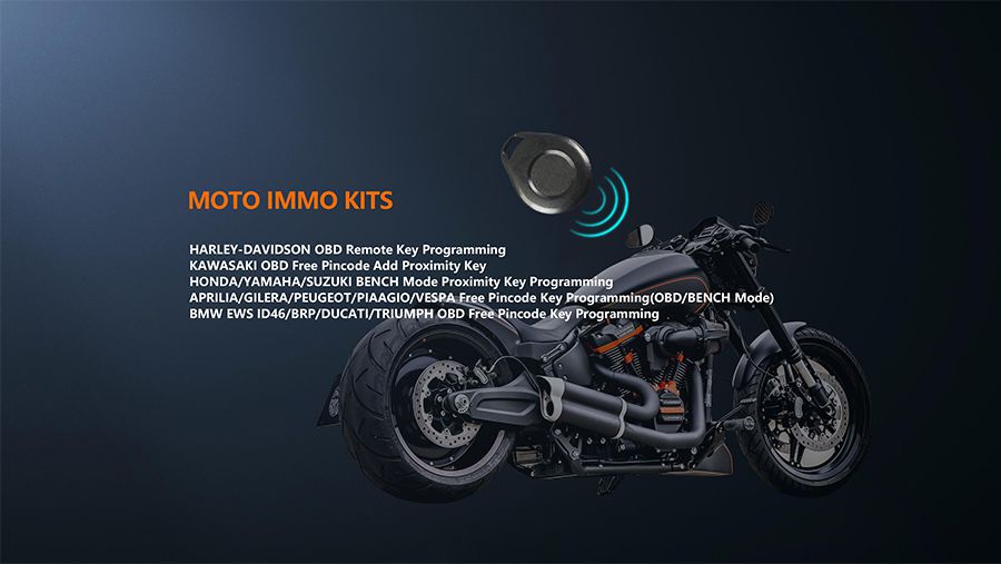 OBDSTAR MOTO IMMO Kits Motorrad Volle Adapter Konfiguration 1 für X300 DP Plus X300 Pro4