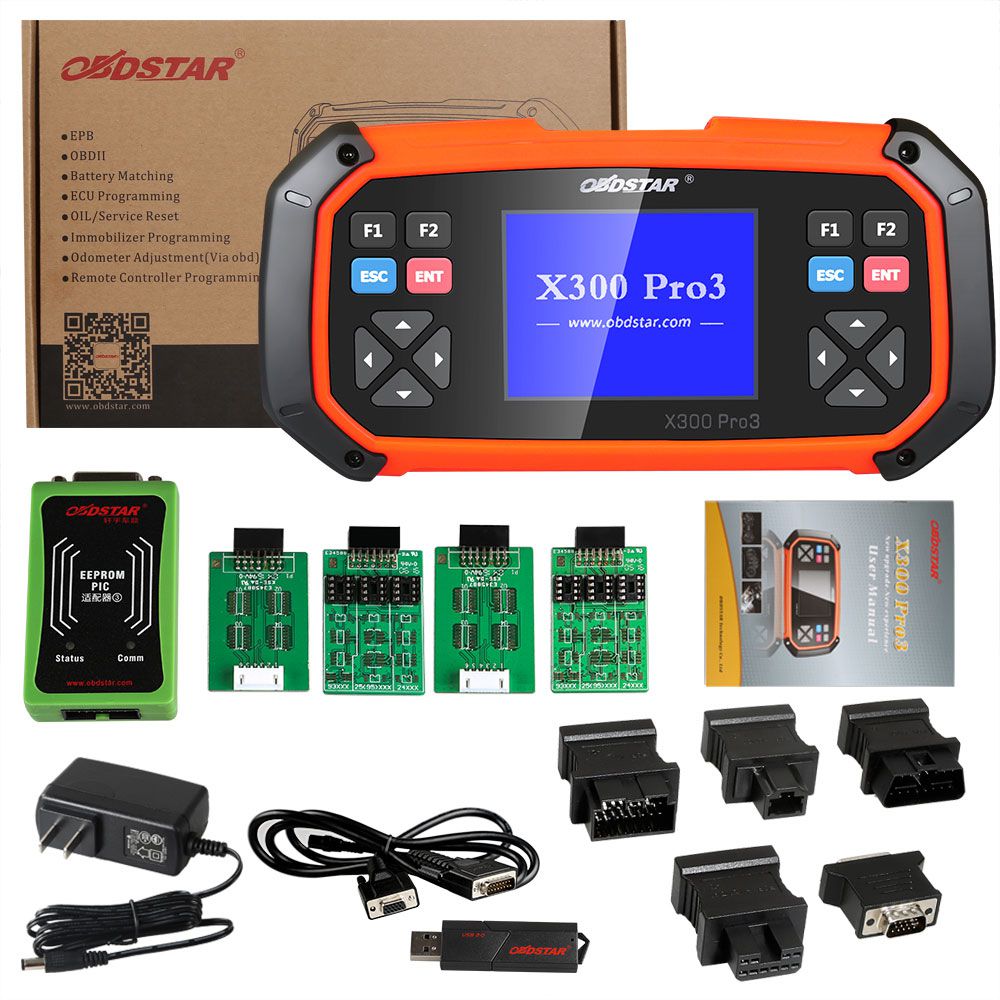 OBDSTAR X300 PRO3 Key Master mit Immobiliser + Odometeranpassung +EEPROM /PIC +OBDII