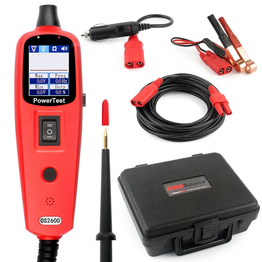 Neues Design Car Electric Circuit Tester Tool OBDSPACE OS2600 Power Probe Elektrische System Tester Dasselbe wie Autek YD208 PT150