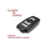 Remote Key 4 Buttons 433 mhz 7953 Chips Silver Side für BMW CAS4 F Platform 5 Series