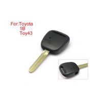 Remote Key Shell Side Face 1 Button Einfach Kupfer ohne Logo TOY43 für Toyota 10pcs /lot schneiden