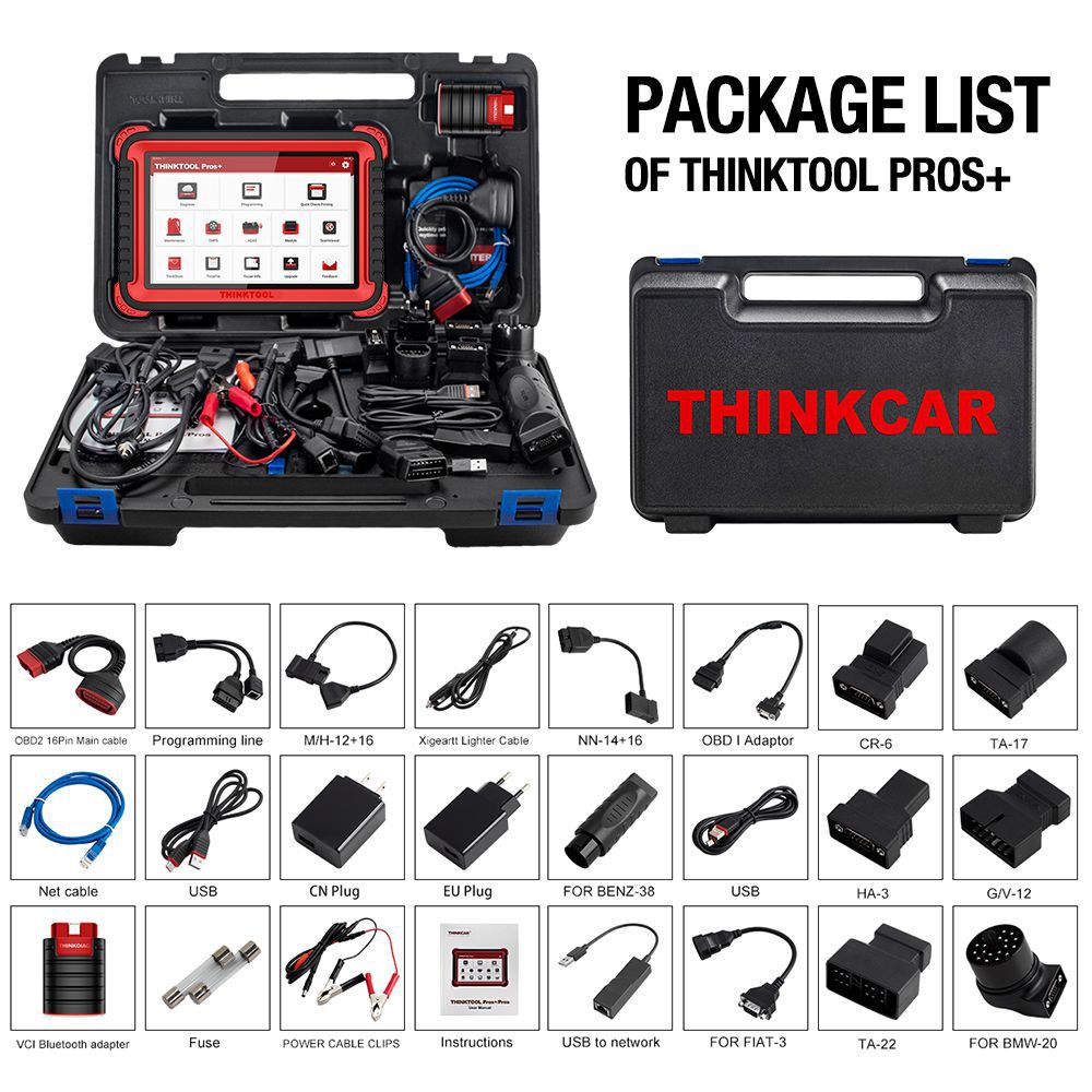 ThinkCar ThinkTool Pro+ Online Programming Tool Launch obd2 scanner all system code reader pk auth maxisys 908 pro