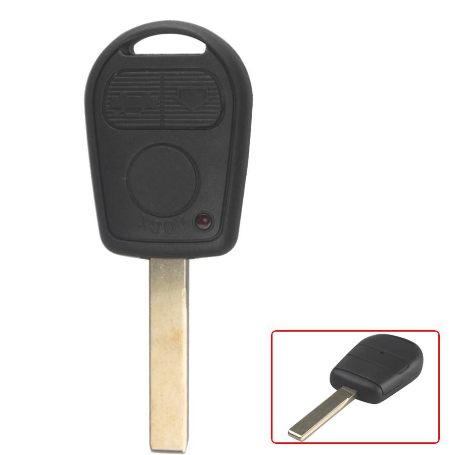 Transponder Shell 3 -Knopf 2 Track (mit Kunststoff Mat) für BMW 5pcs /lot