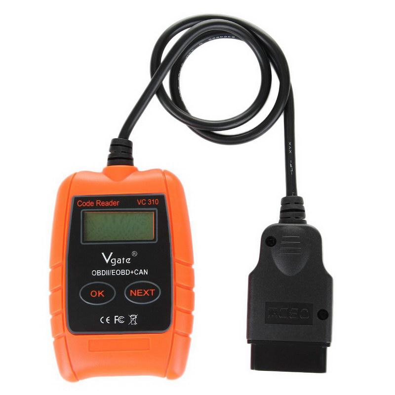 VC310 OBD2 OBDII EOBD CAN Auto Scanner Code Reader && Cleaner Car Diagnostic Tool
