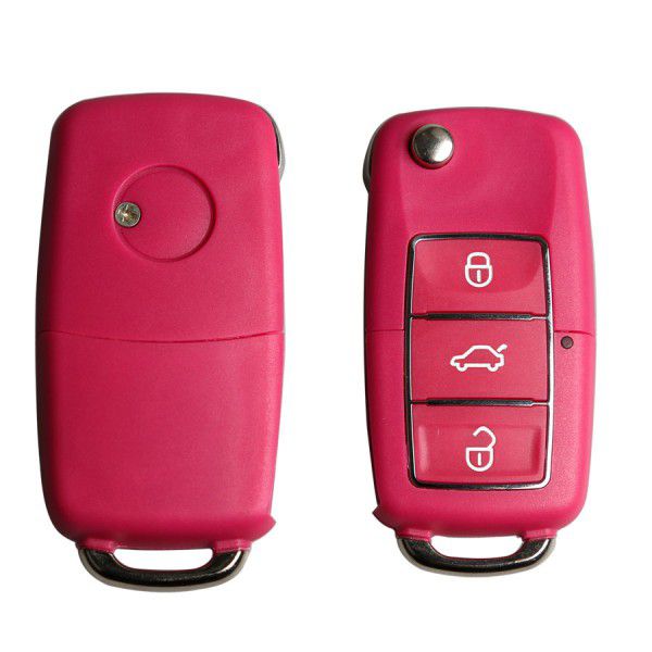 Remote Key Shell 3 Buttons With Waterproof (Red) for Volkswagen B5 Typ 5pcs /lot