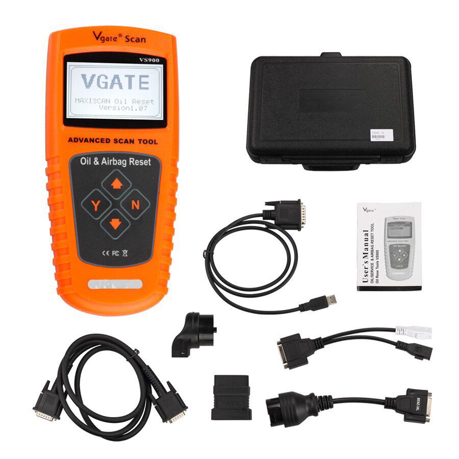 VS900 VGATE Öl /Service und Airbag Reset Tool