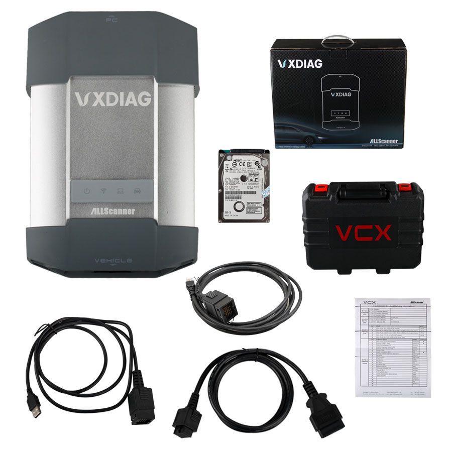 VXDIAG MULTI Diagnostic Tool für Porsche Piws2 Tester IIV18.1&LAND ROVER JLR V139 mit HDD Software