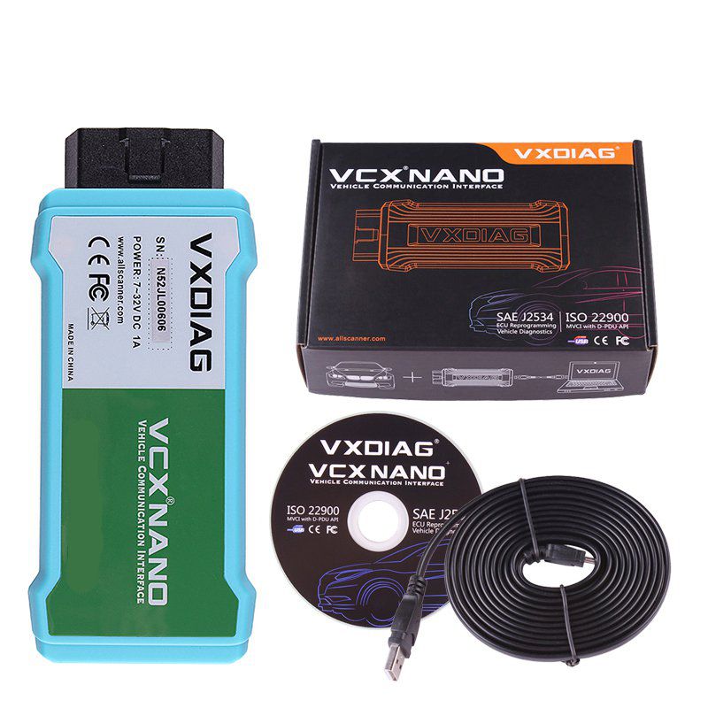 VXDIAG VCX NANO für Land Rover und Jaguar Software V154 WIFI Version