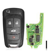 Xhorse XNBU01EN Wireless Remote Key Buick Flip 4 Buttons Englische Version 5pcs/lot