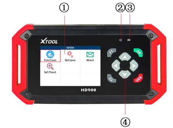 Xtool HD900 Heavy Duty Truck Code Reader -1