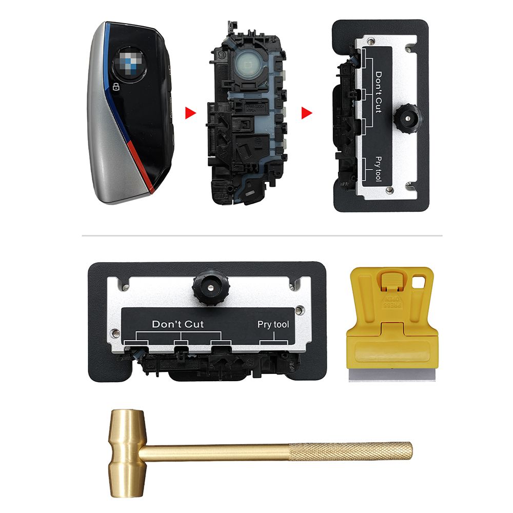 2026 Neue YANHUA Btool BCP Schlüssel Schneiden Kits BCP Schlüssel Innere Shell Demontage für das Öffnen BMW BCP Schlüssel Shell