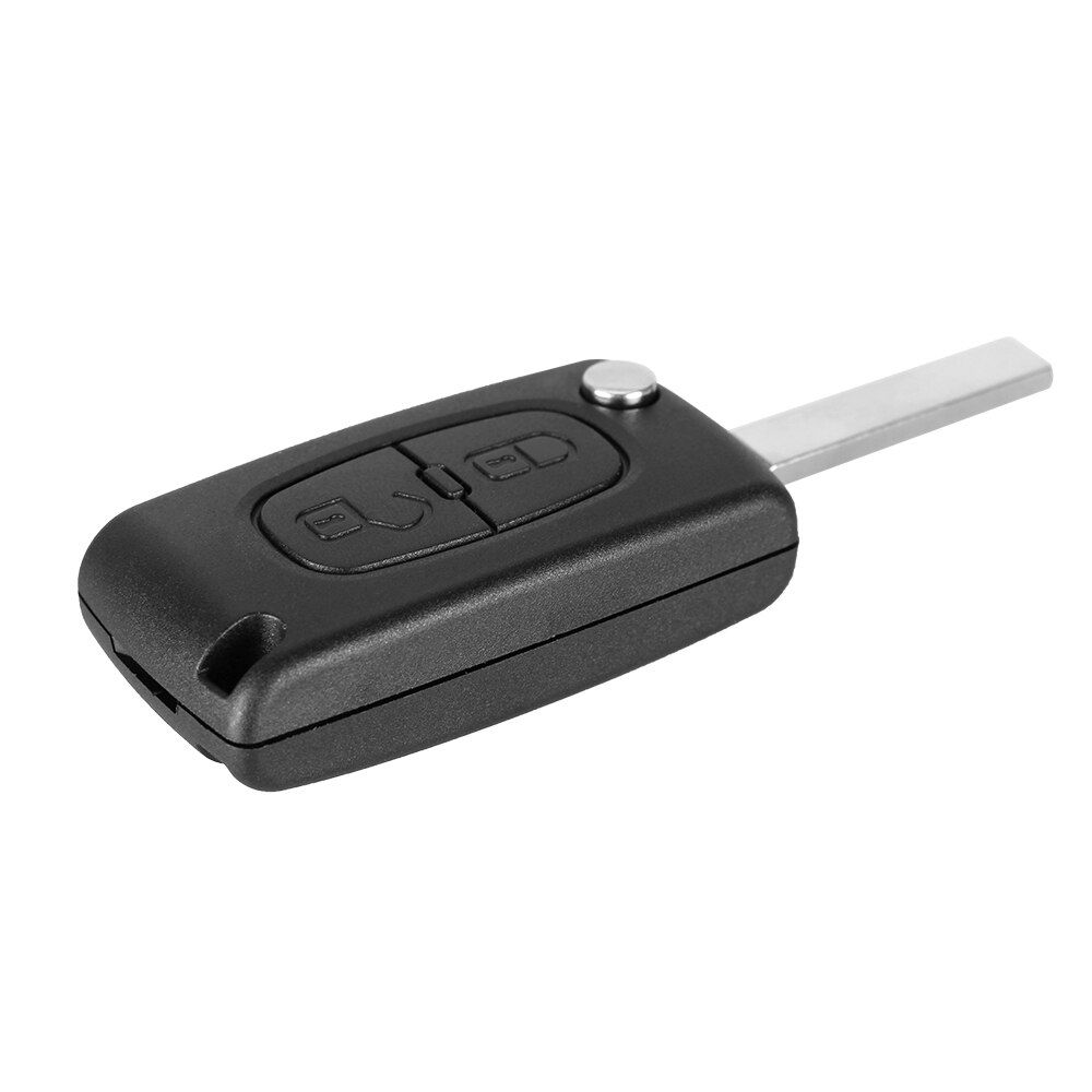 2 Tasten Auto Car Remote Key Foto ID46 Chip Für Peugeot 