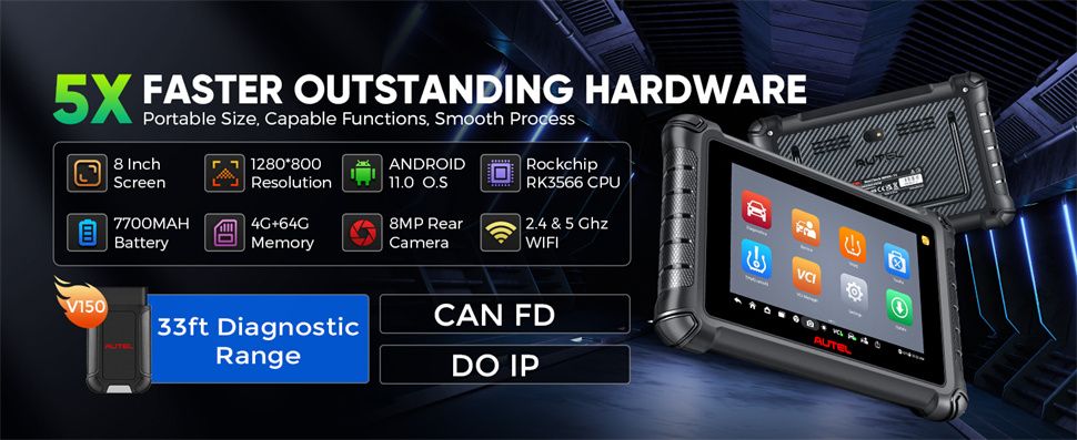 Autel MaxiCheck MX900TS MX900-TS Alle Systemdiagnostik mit vollen TPMS-Funktionen Bi-Directional 40+ Dienste aktualisiert von MX808TS/MX808STS/MK808TS