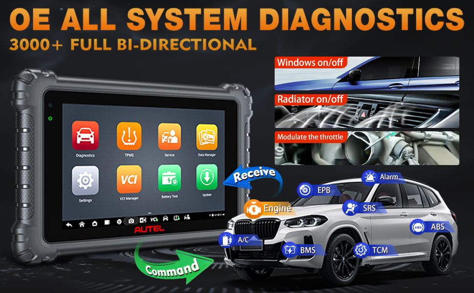 Autel MaxiCOM MK906Pro TS (MK906S PRO-TS) TPMS Diagnosescanner