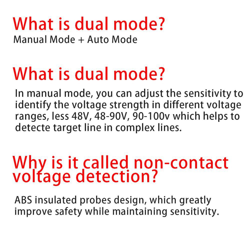 AVD06 Dual Mode Nicht-Kontakt Spannungsdetektor Drahtbruch Erkennung