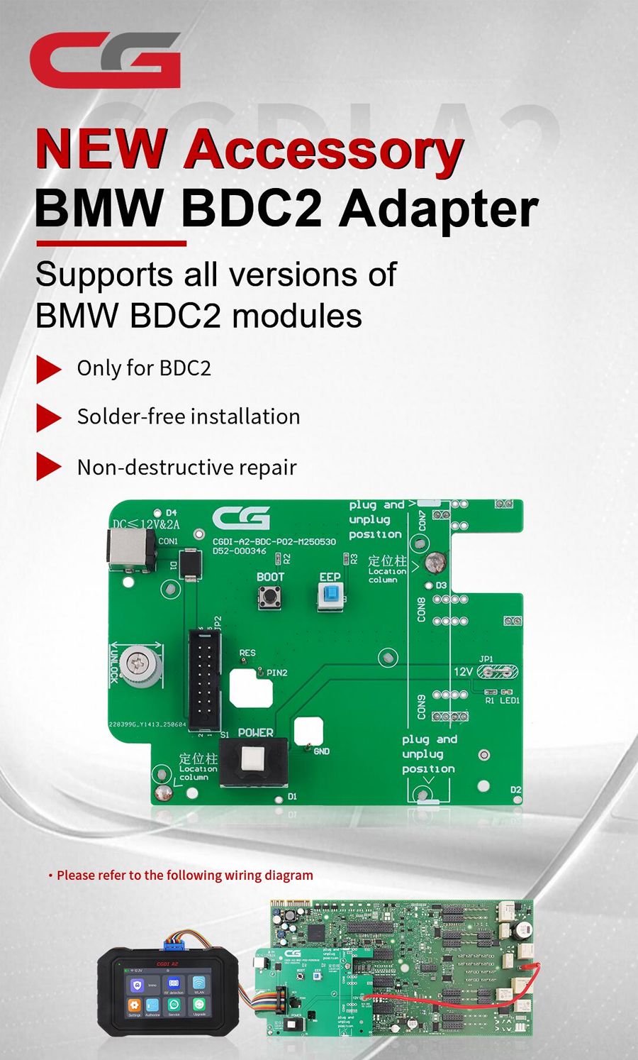 CG BMW BDC2 Adapter für CG A2