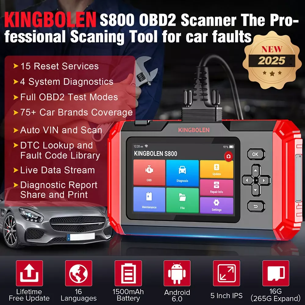 S800 OBD2 Scanner