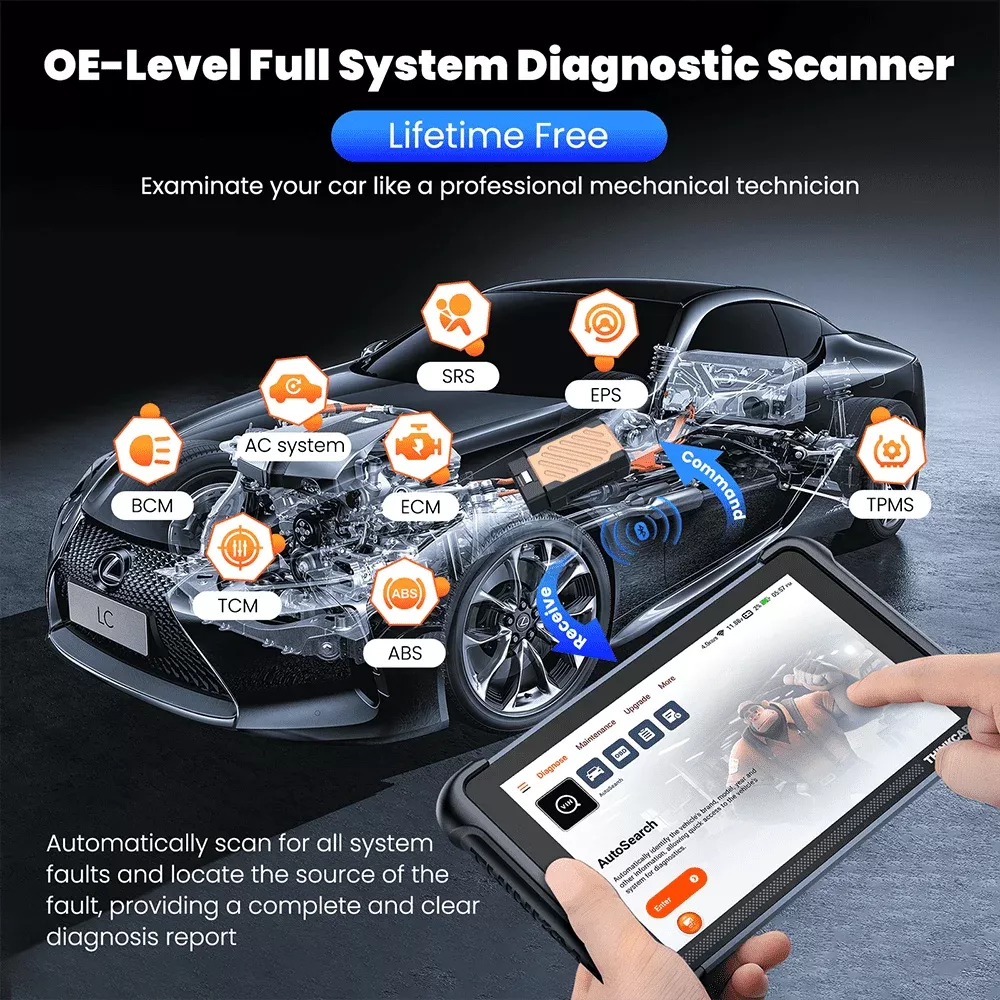 THINKCAR THINKSCAN 689BT Professionelle Auto Diagnose Auch