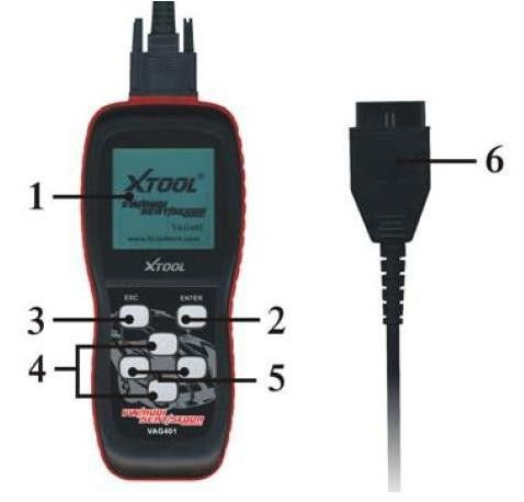 XTOOL VAG401 OBD2 Auto Scanner Diagnosewerkzeug