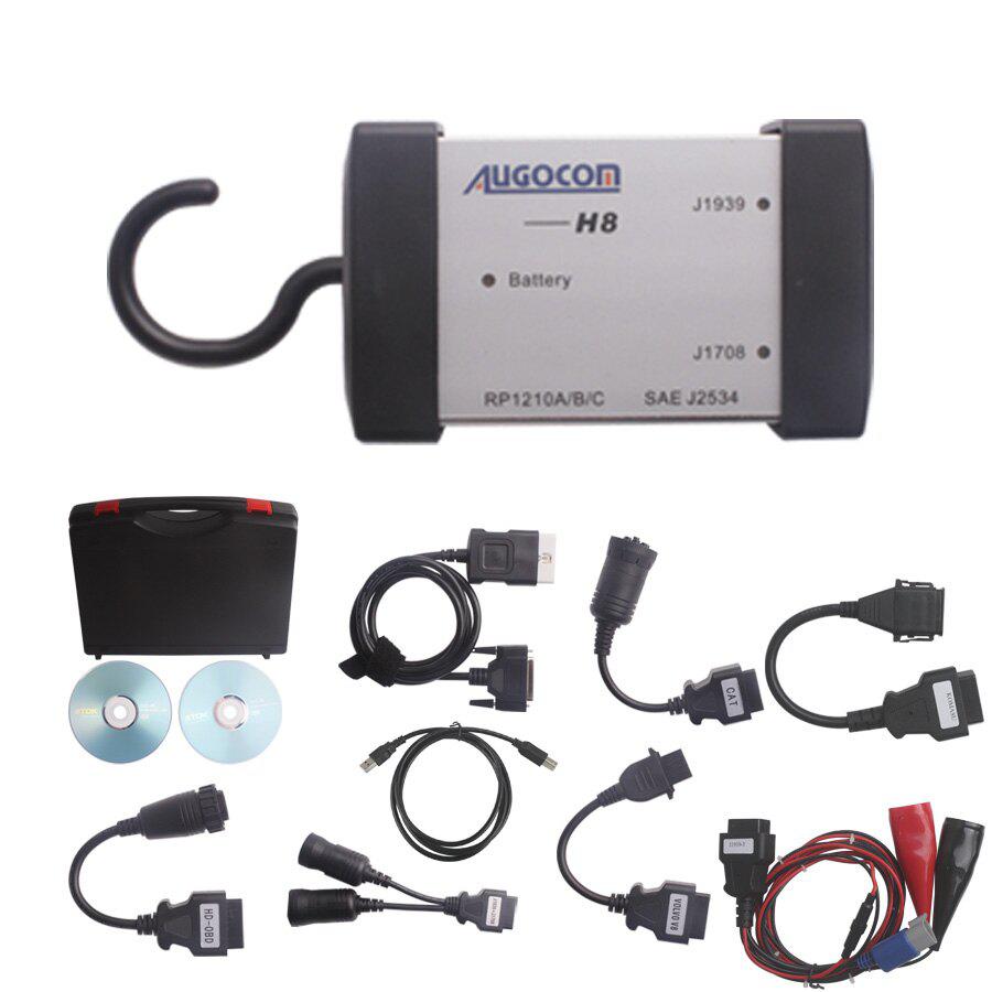 AUGOCOM H8 Truck Diagnostic Tool PC -to -Vehicle Interface Easy Portability erhöht die Flexibilität