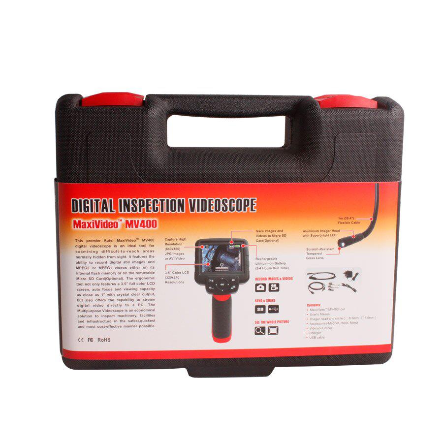 Autel Maxivideo MV400 Digital Videoscope Mit 5,5mm Diameter Imager Head Inspection Camera