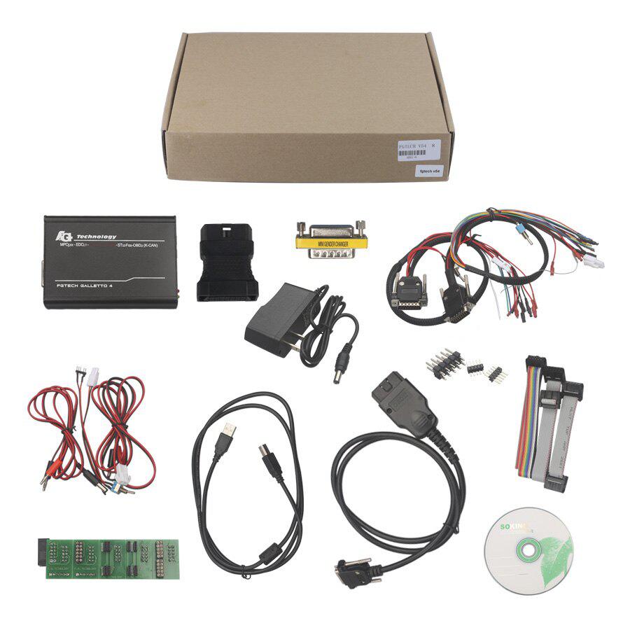 Promotion Neueste Version V54 FGTech Galletto 4 Master ECU Programmer Tool BDM -TriCore -OBD Support Multi Language