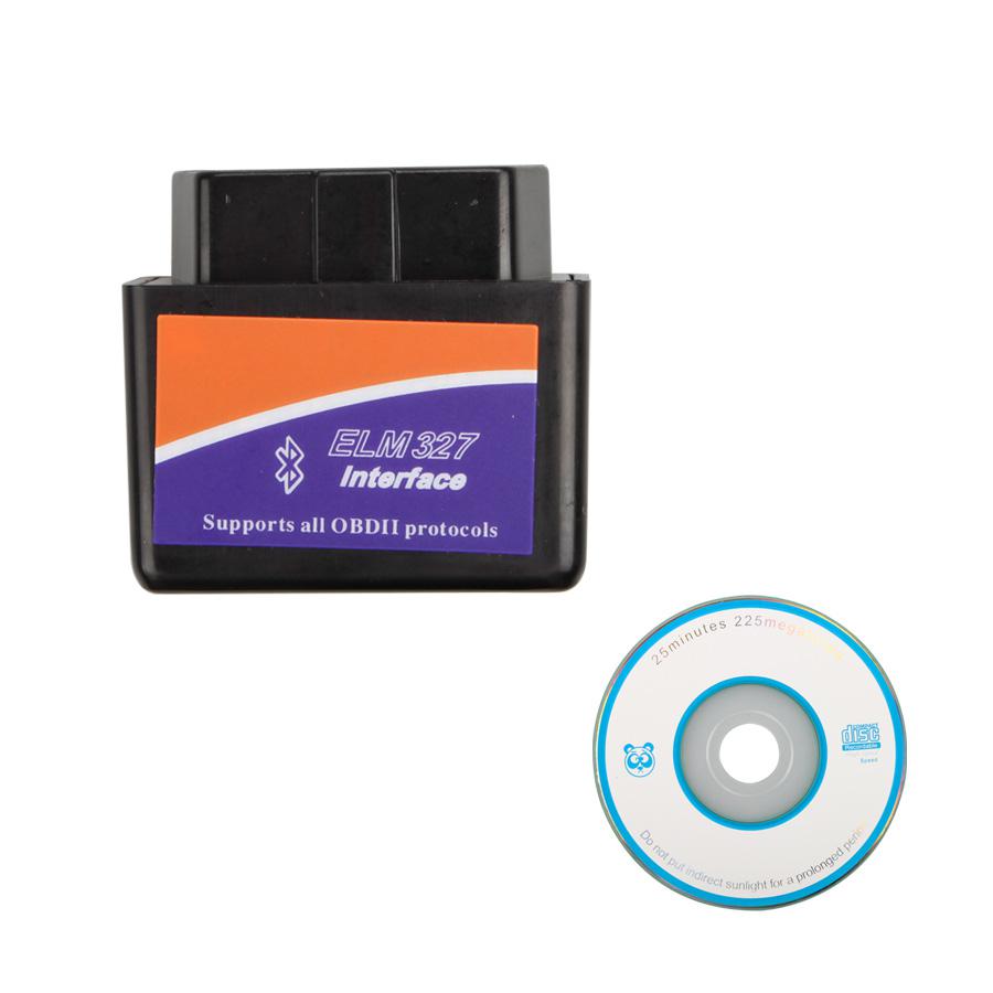 MINI ELM327 Bluetooth OBD2 (Schwarz) Firmware V2.1