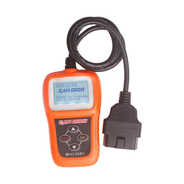 Memoscan Mini U581 CAN OBDII /EOBDII Reader Support Multisprachen Update Online