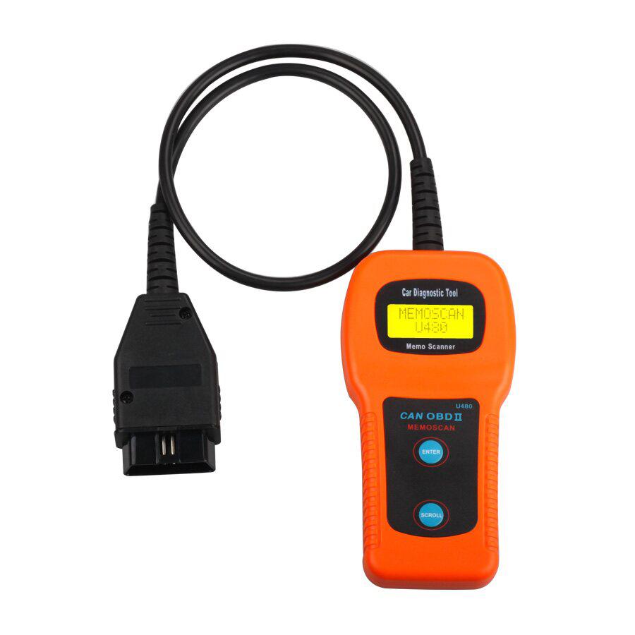 U480 OBD2 CAN BUS Code Scanner OBDII Engine Code Reader