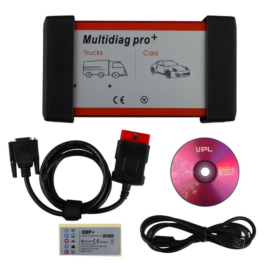 V2015.03 New Design Multidiag Pro + For Cars /Trucks And OBD2 Without Bluetooth