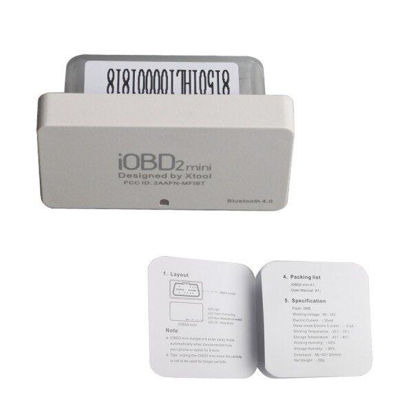 XTOOL iOBD2 Mini OBD2 EOBD Scanner Support Bluetooth 4.0 für iOS und Android